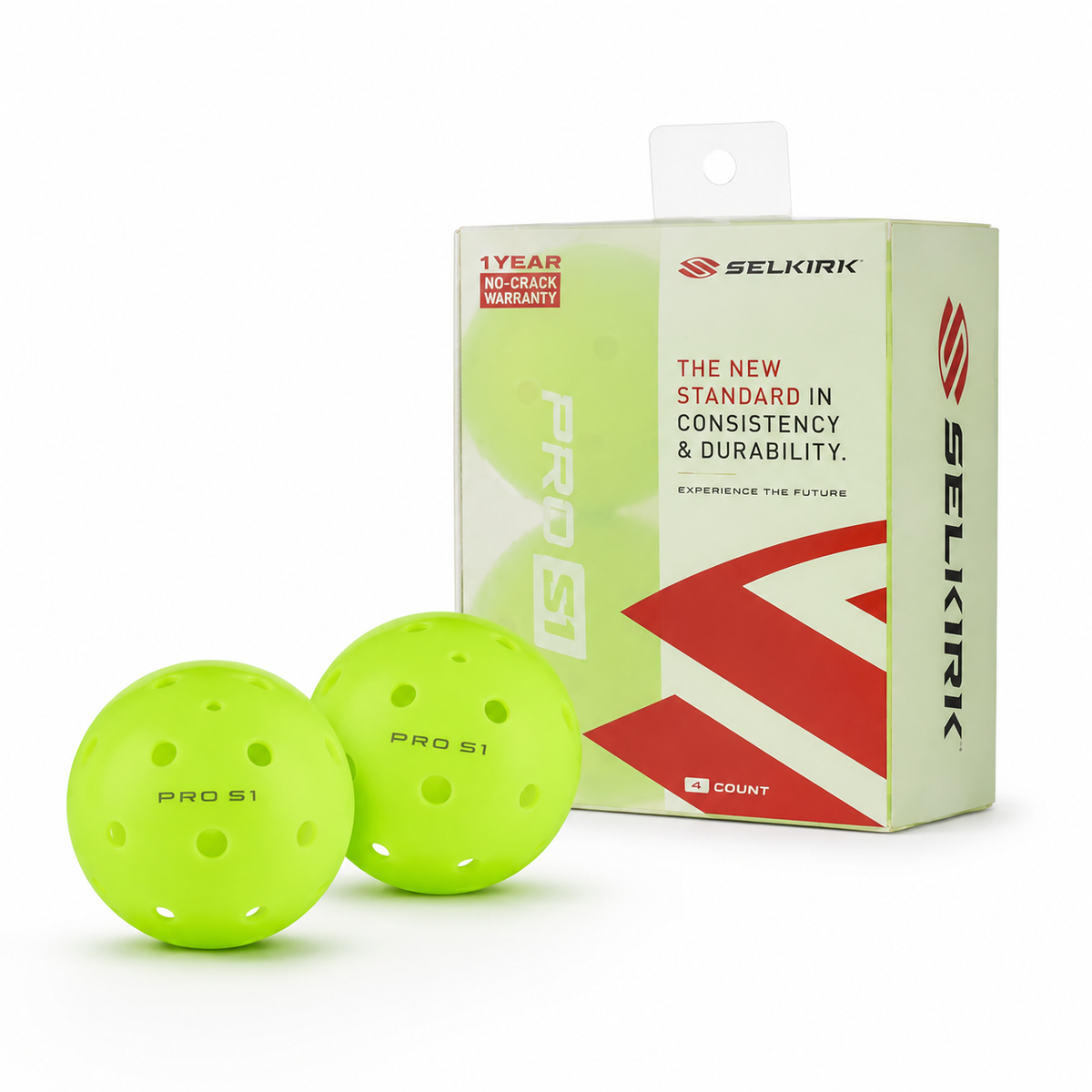 Pro S1 Outdoor Pickleballs – 12 Pack