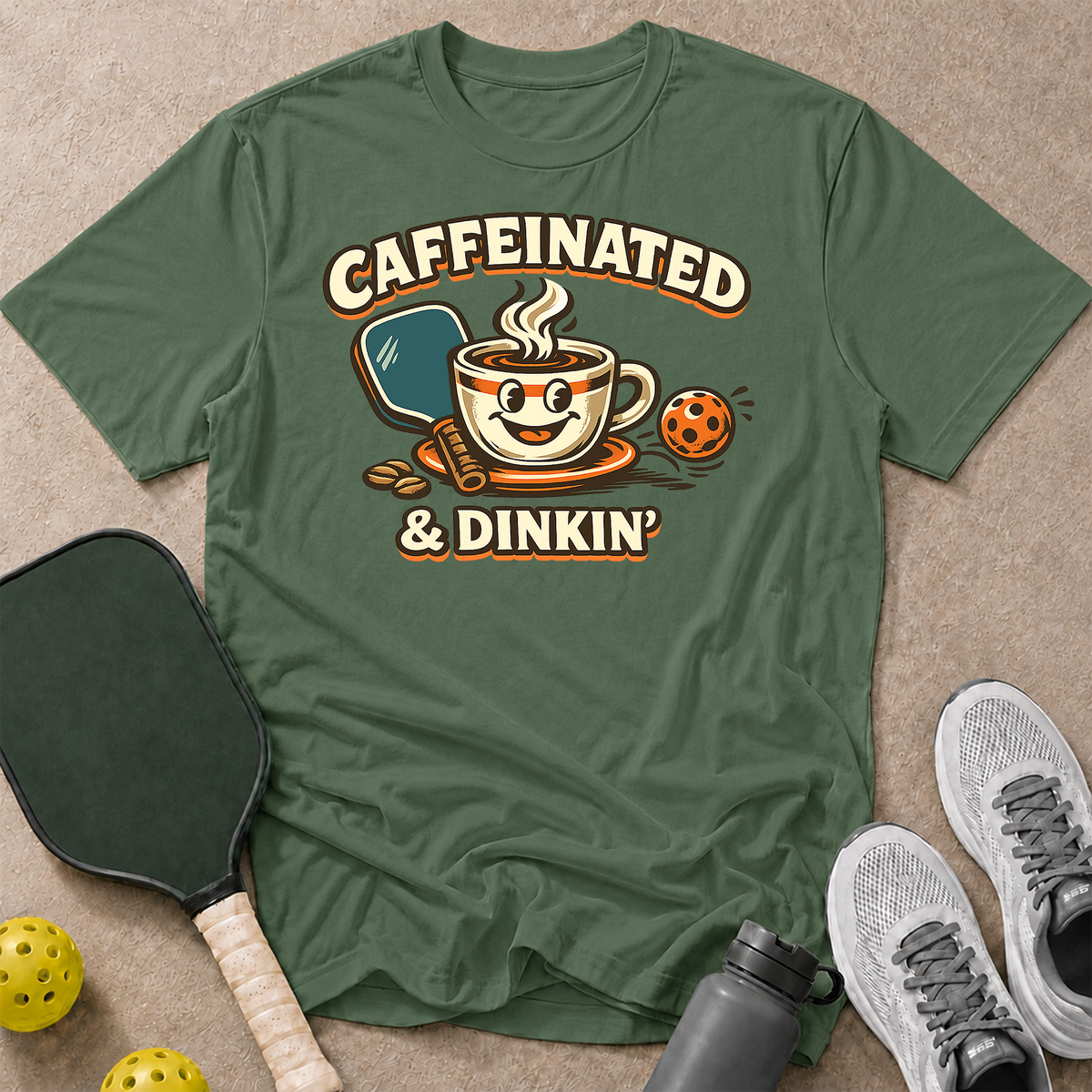 Caffeinated And DInkin T-Shirt