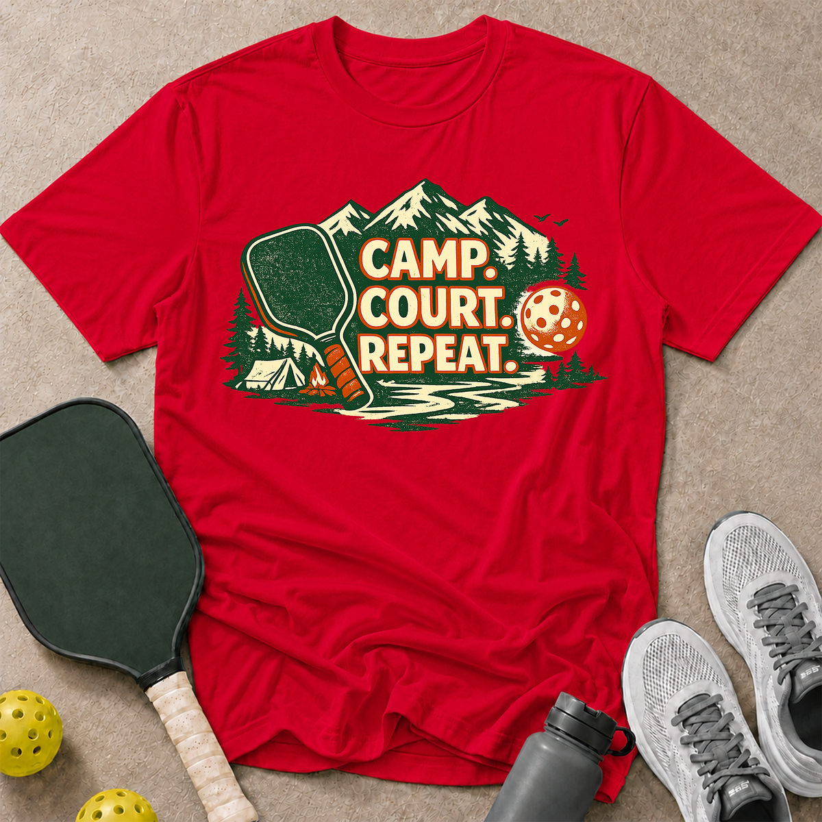 Camp Court Repeat T-Shirt