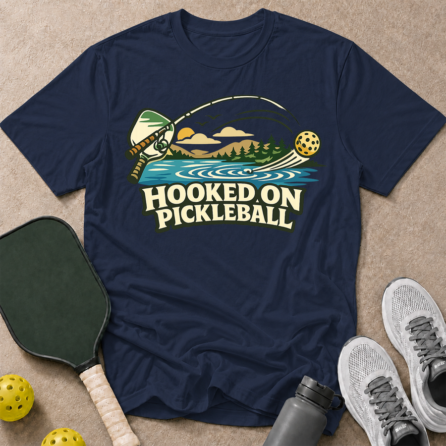 Hooked On Pickleball T-Shirt