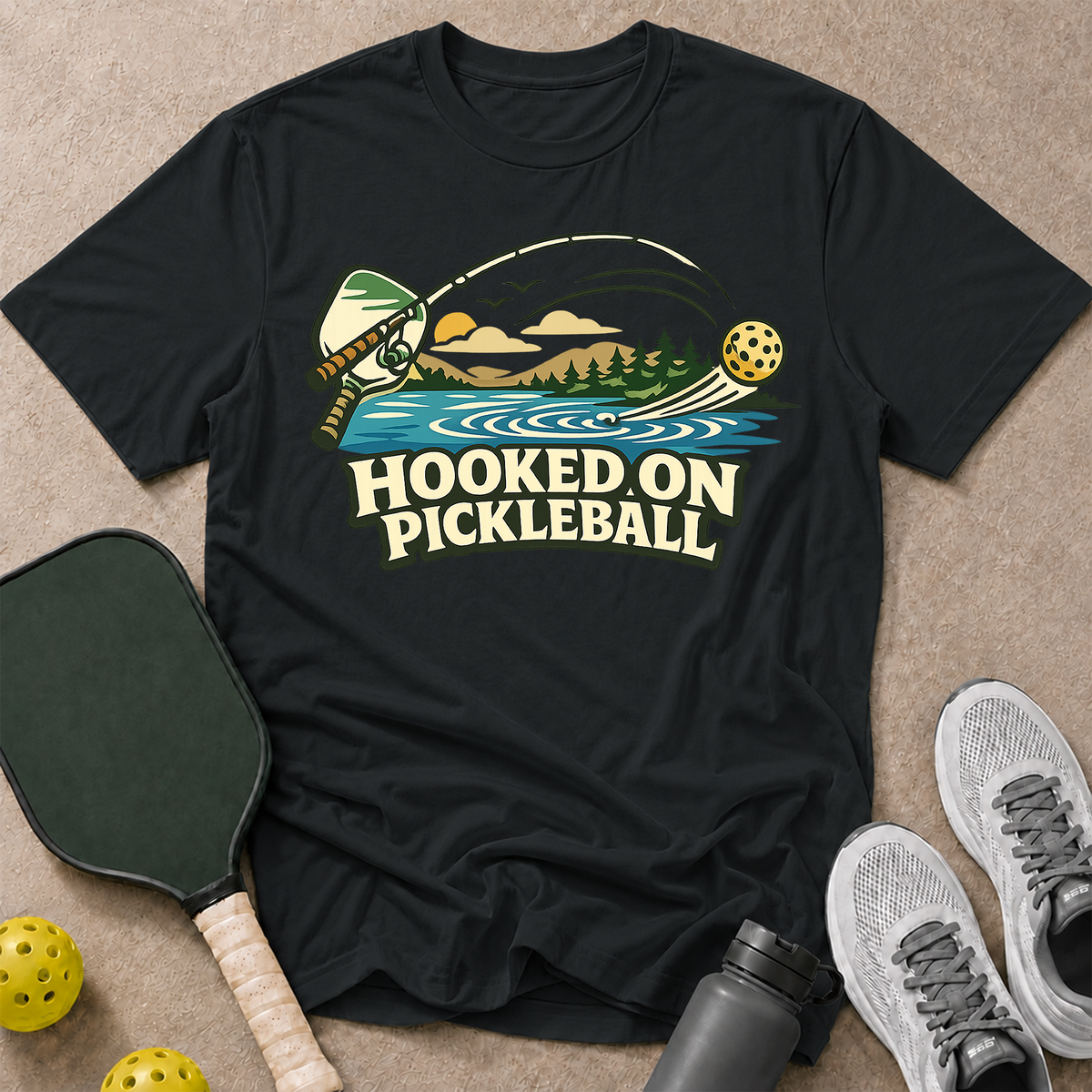 Hooked On Pickleball T-Shirt