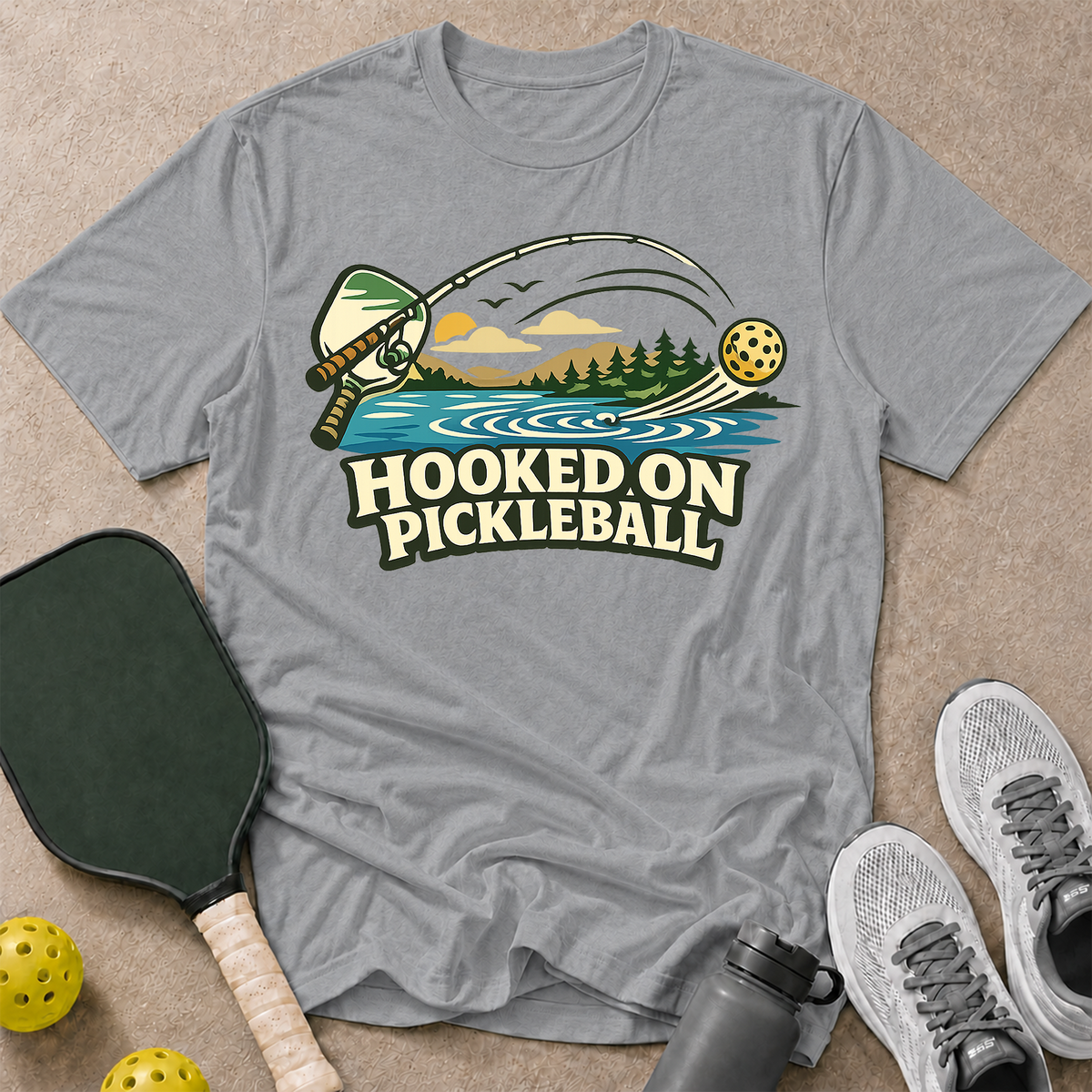 Hooked On Pickleball T-Shirt
