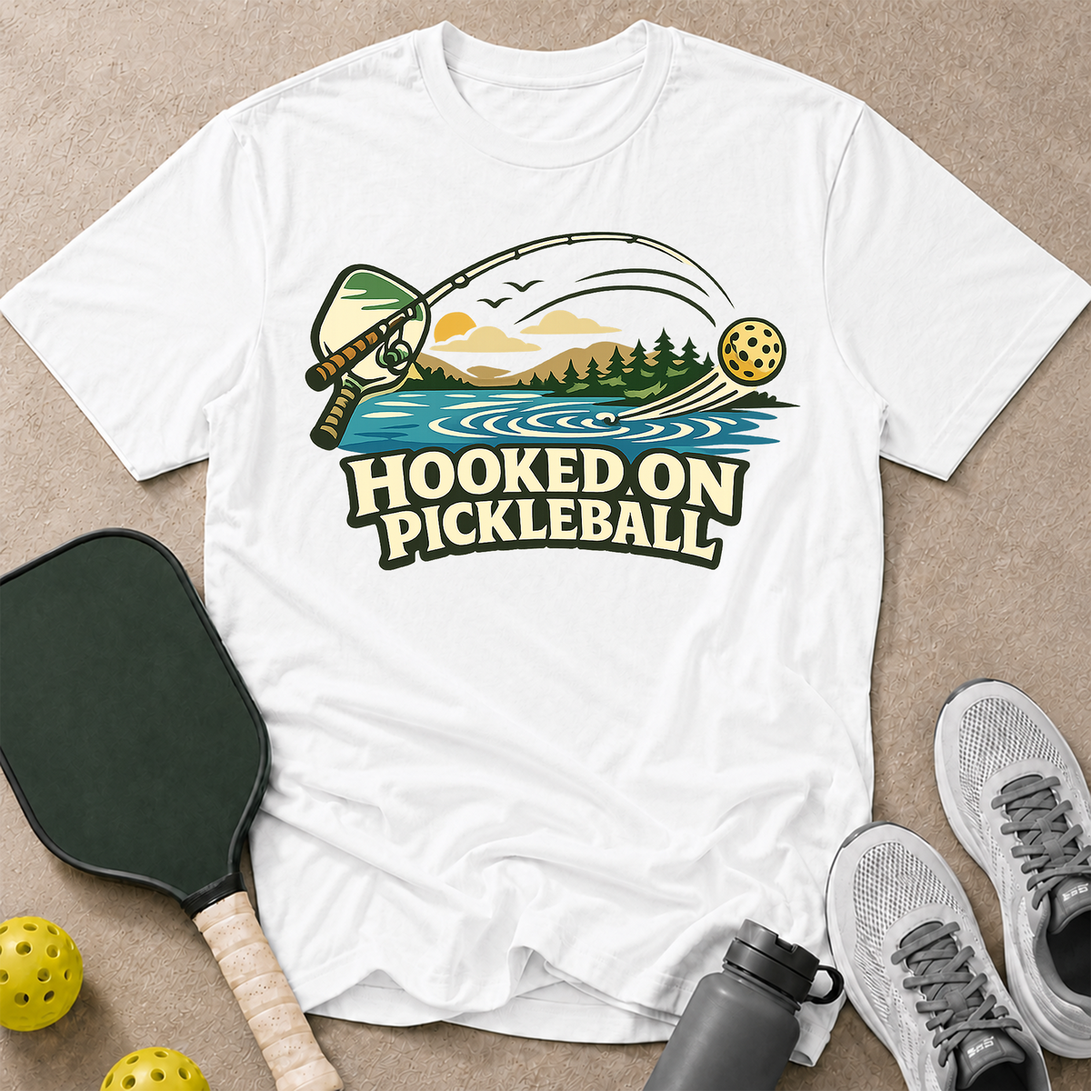 Hooked On Pickleball T-Shirt