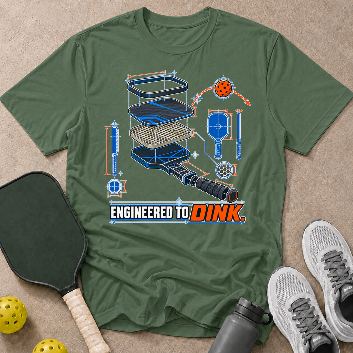 Engineered To Dink T-Shirt