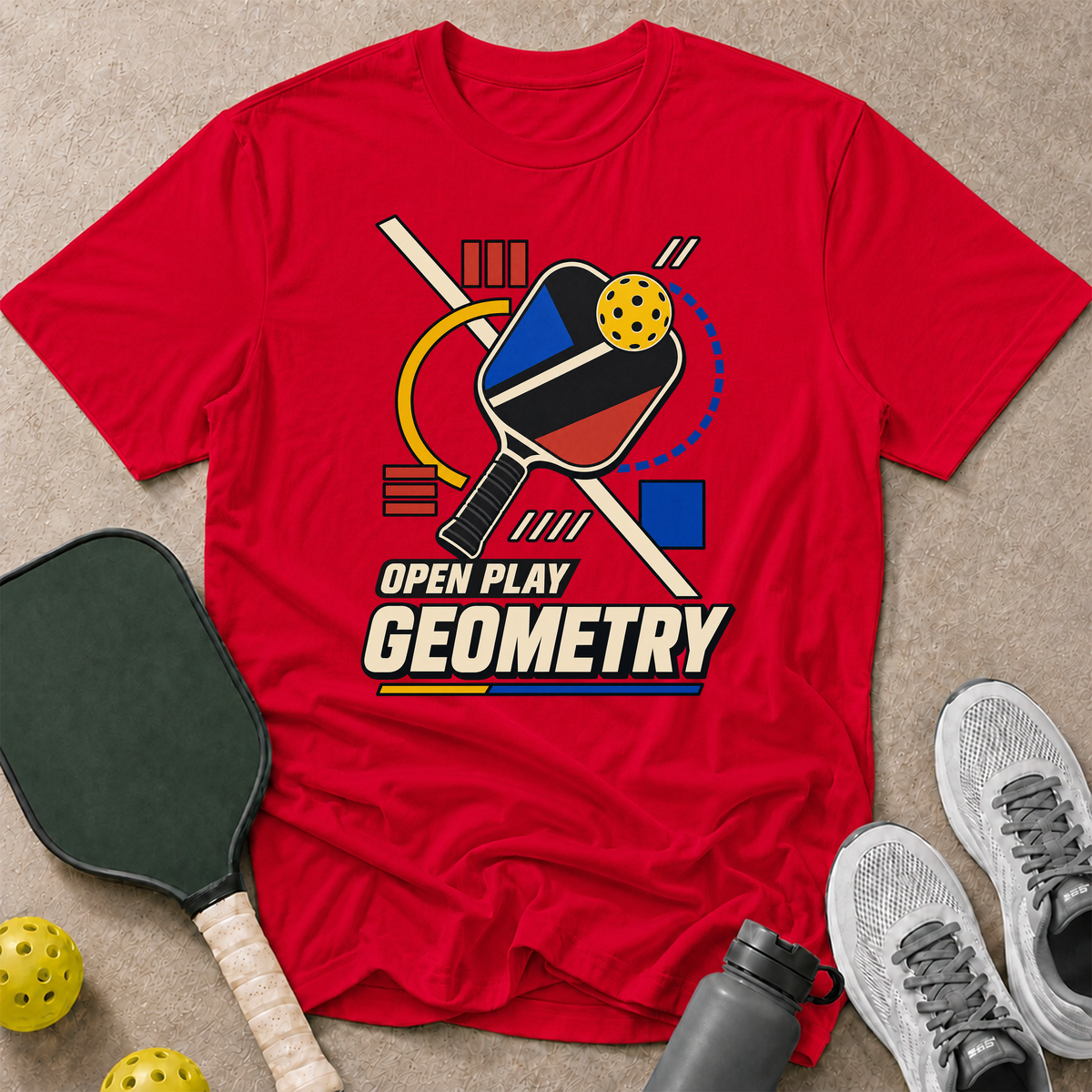 Court Geometry T-Shirt