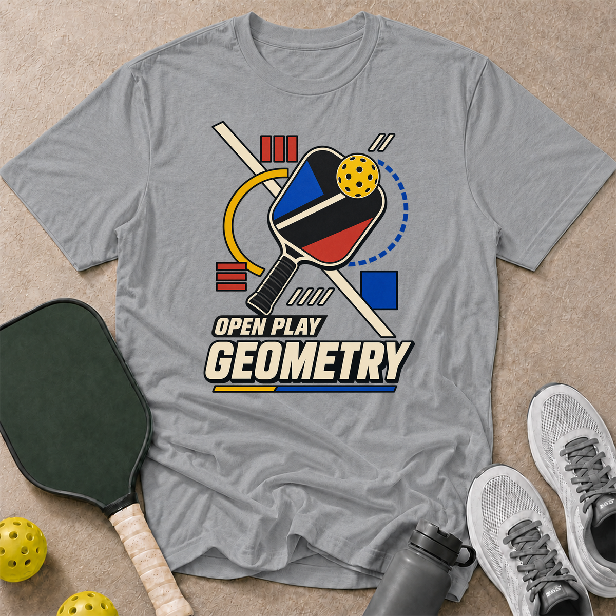 Court Geometry T-Shirt