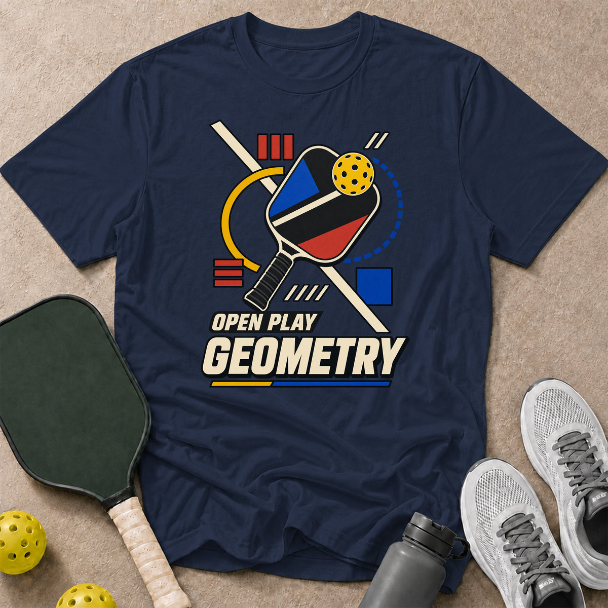 Court Geometry T-Shirt