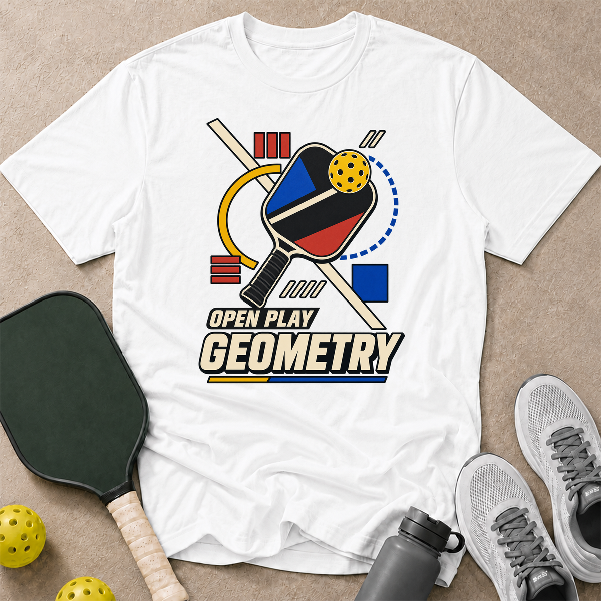 Court Geometry T-Shirt