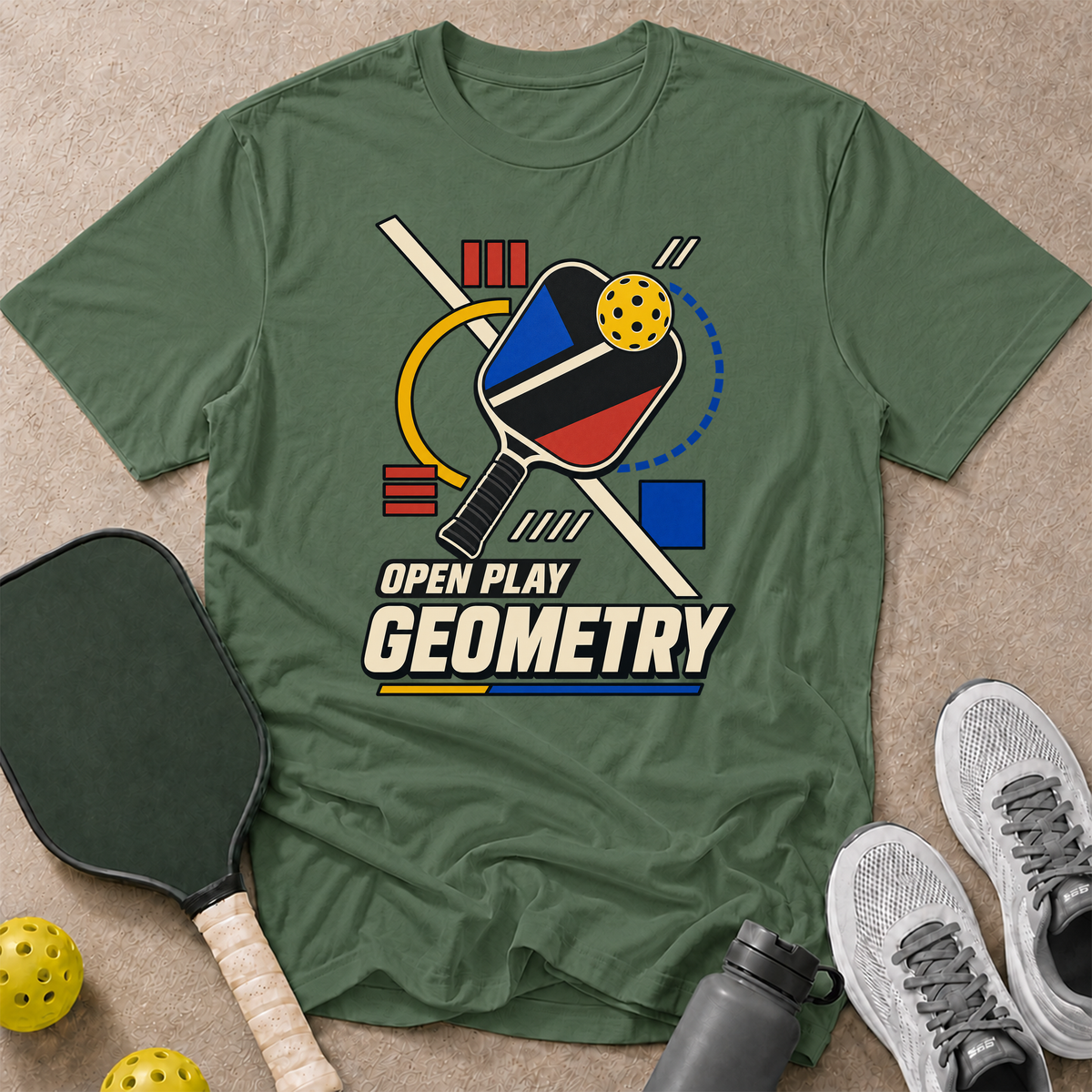 Court Geometry T-Shirt