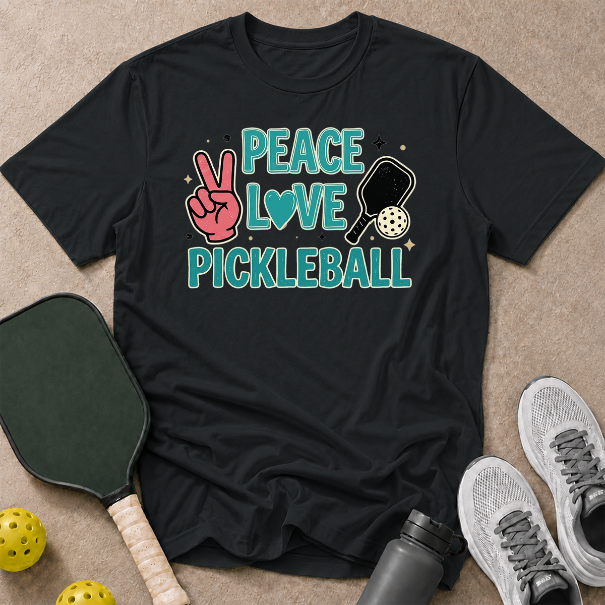 Peace Love Pickleball T-Shirt