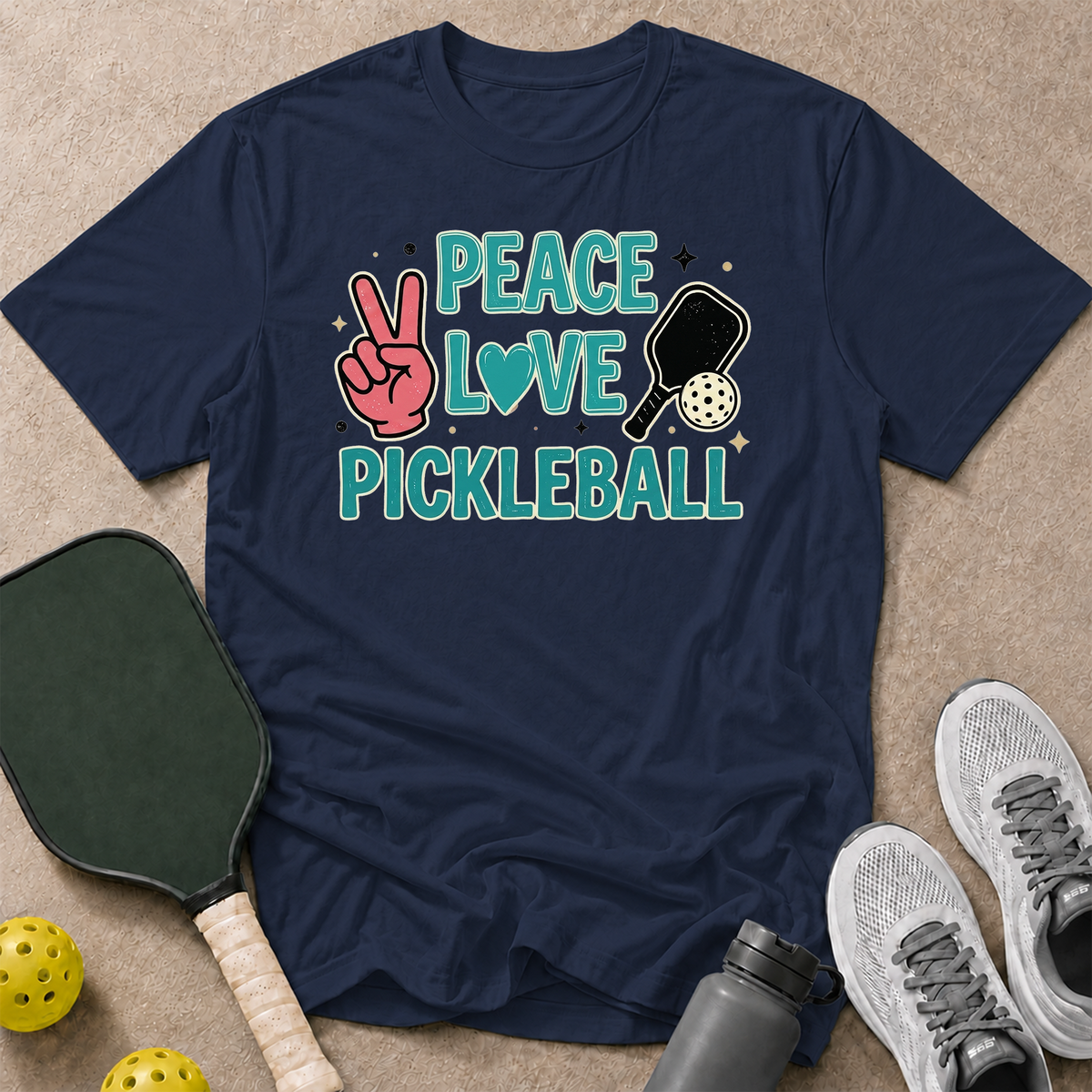 Peace Love Pickleball T-Shirt