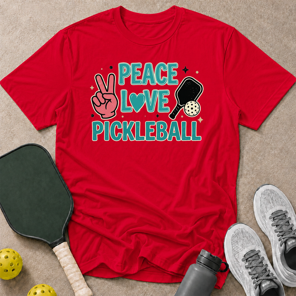 Peace Love Pickleball T-Shirt
