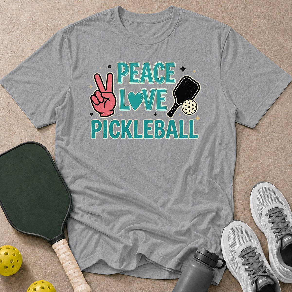 Peace Love Pickleball T-Shirt