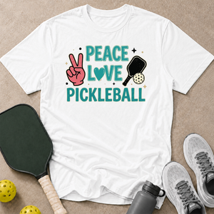 Peace Love Pickleball T-Shirt