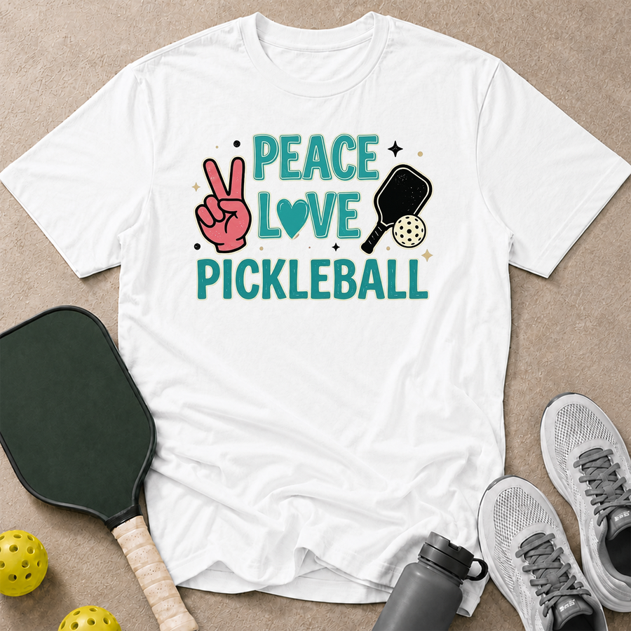 Peace Love Pickleball T-Shirt